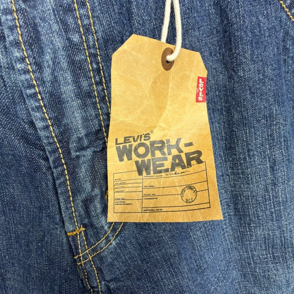 Levis 640 Carpenter Loose Straight Jeans Mens 31x30 Blue Denim Workwear NWT
